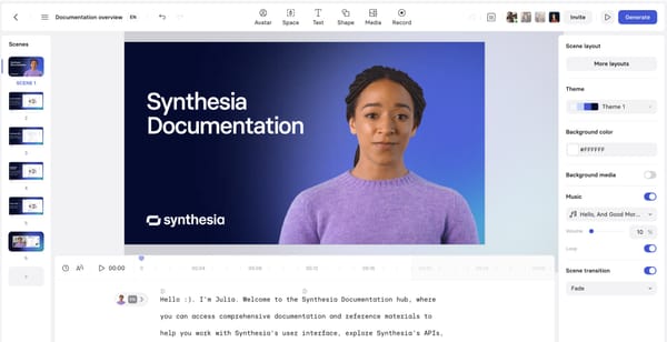 Adobe Invests in Synthesia as the AI Video Startup Hits $100M Revenue Milestone